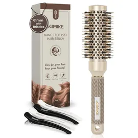 luxuskollektion Große Rundbürste 32mm mit Wildschweinborsten und ergonomischem Griff