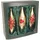 Krebs Glas Lauscha Weihnachtsstern und Beeren 3-tlg. 15cm