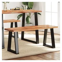 VidaXL Bank Baumkante 110 cm Massivholz Akazie