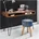 FineBuy 110x60 cm Bürotisch Laptoptisch Massiv Holztisch Sheesham