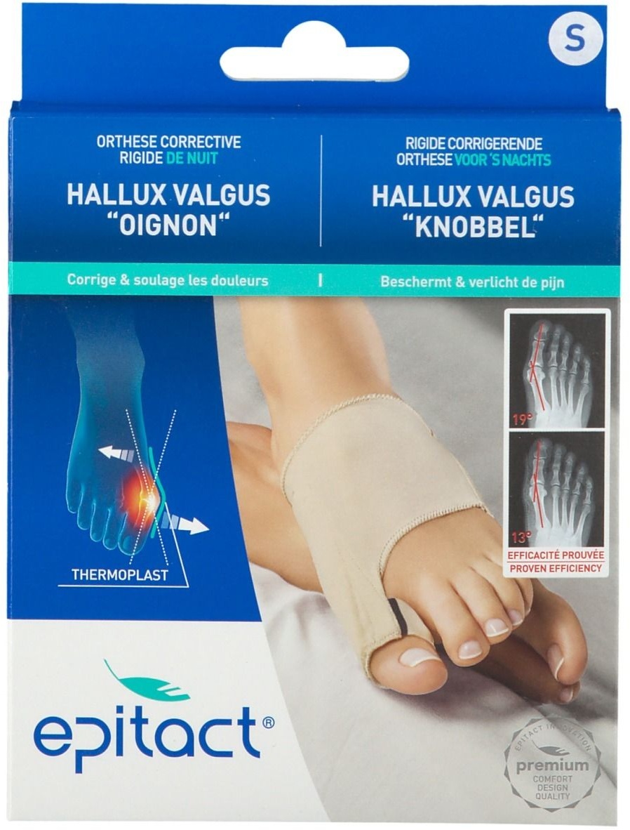 epitact® Korrekturschiene aus EpitheliumTM Hallux valgus Flex Gr. S