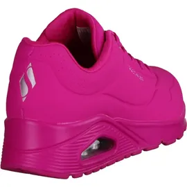 SKECHERS Uno Night Shades hot pink durabuck 38