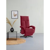 sit&more TV-Sessel »Tycoon«, wahlweise manuell, mit zwei Motoren oder mit Akku oder mit 2 Motoren, rot