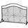 Costway Kaminschutzgitter, Funkenschutz aus Metall, Feuer Kaminschutz, Kamingitter Funkenschutzgitter freistehend für Babys oder Haustiere, 112 x 32 x 83 cm, Kleinmöbel, Kamine - Zubehör, Kaminöfen