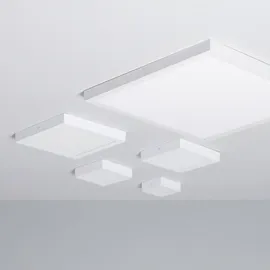 LEDKIA Deckenleuchte 6 Eckig Aluminium