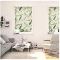 Lichtblick Rollo Klemmfix, ohne Bohren, blickdicht, Fir Branches grün