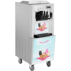 Softeismaschine - 33 l/h - 2140 W - LED - 3 Sorten - Royal Catering RCSI-24
