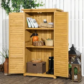 Outsunny Gartenschrank Holz