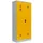 Lüllmann Umweltschrank 566256 rapsgelb, lichtgrau 91,6 x 42,2 x 195,0 cm, aufgebaut, 1 St.
