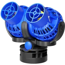 Wiltec SunSun JVP-232 Strömungspumpe 15000 l/h 26 W Aquarium Pumpe mit 2 schwenkbaren Düsen, Magnethalter zur einfachen Befestigung und Durchflussregler