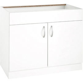 wiho Küchen Spülenschrank »Flexi«, Breite 100 cm, weiß