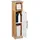 Relaxdays Toilettenpapierhalter stehend Holzoptik Weiß,Hellbraun