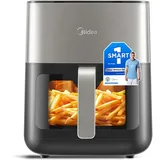 Midea Digital Luftfritteuse 6,5L schwarz