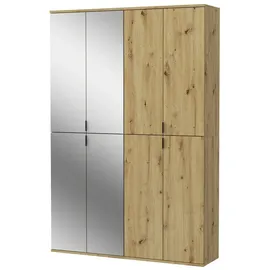 inn.furn Kleiderschrank Line-Up 122 x 193 x 0 cm Eiche