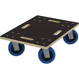 Hago Schwerlast Möbelroller Gummi Rollen Rollbrett Transporthilfe Transportroller Bremsen 35x50cm