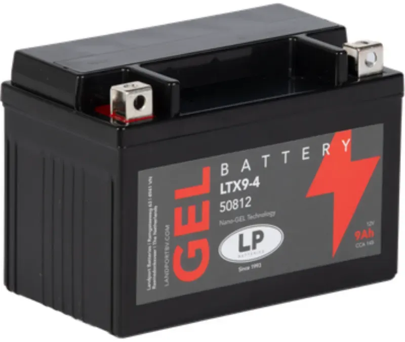 Batterie 12V 9Ah für Motorrad Startbatterie MG LTX9-4