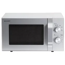 Sharp R204S Mikrowelle Silber Solo-Mikrowelle Arbeitsplatte 20 l 800 W