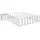 vidaXL Hundezwinger 5,5 m x 5,5 m x 1,1 m Stahl Schwarz