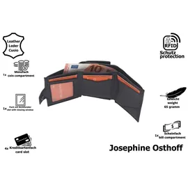 Josephine Osthoff Slim Wallet Portemonnaie schwarz
