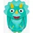 Small Friend Kinder Rucksack 4L, Dinosaur, Kindergartenrucksack Kleiner Freund Dinosaurier Türkis