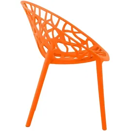 CLP Hope Stapelstuhl 59 x 60 x 80 cm orange 4 St.