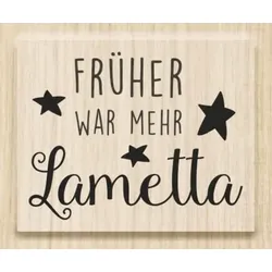 BRUNNEN 211800404 Stempel Früher war mehr Lametta