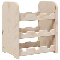 vidaXL Weinregal 33 x 25 x 37 cm Braun