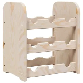 vidaXL Weinregal 33 x 25 x 37 cm Braun