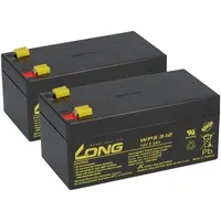 KungLong 2x 12V 3,3Ah kompatibel Steighilfe Scala S27 AGM VdS