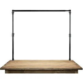 Bresser Tabletop Hintergrundsystem 60 x 300 cm zum Klemmen, platzsparend für Fotohintergrund Systeme, für Video & Green Screen, für Leinwände aus Papier & Stoff