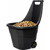 Mojawo Schubkarre 55 l Schwarz