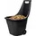 Mojawo Schubkarre Gartenkarre Gartentrolley 55Liter Schwarz