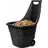 Mojawo Schubkarre Gartenkarre Gartentrolley 55Liter Schwarz