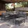 stilvora Gartenlounge-Set 8-tlg. Grau