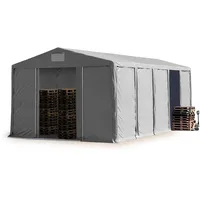 TOOLPORT Lagerzelt 8 x 10 m Grau