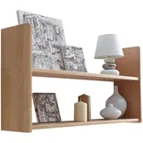 TICAA Wandregal 90 x 45 x 20 cm Buche