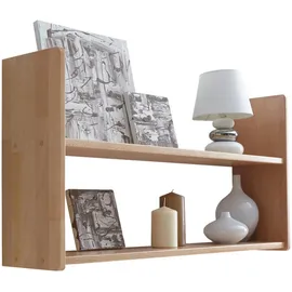 TICAA Wandregal 90 x 45 x 20 cm Buche
