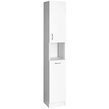 Aqualine Simplex Eco Hochschrank 30 x 180 x 30 cm Weiß