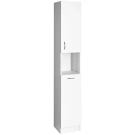 Aqualine Simplex Eco Hochschrank 30 x 180 x 30 cm Weiß