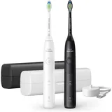 Philips Sonicare 5500 HX7119/02 weiß + 2. Handstück schwarz