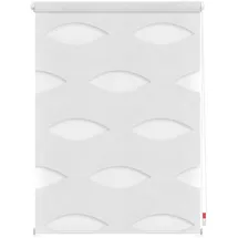 Lichtblick Doppelrollo Ellipse 45 x 150 cm weiß