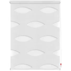 Lichtblick Doppelrollo Ellipse 45 x 150 cm weiß