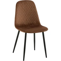 CLP Stuhl Giverny Samt/braun
