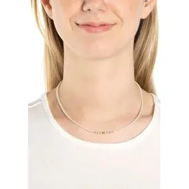 LEONARDO Kette ohne Anhänger CIAO BY LEONARDO "Doro", gold (gelbgoldfarben, weiß), Halsketten, Damen, Edelstahl Perlen, L: 45 B: 2,5mm, Edelstahl, Perlen, mit Perle (imitiert), B:2,5mm