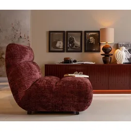 BePureHome Sessel »Observe« - 75x96x82cm - dunkellila - Polyester