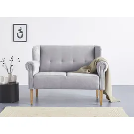 Home Affaire Küchensofa HOME AFFAIRE "Moro", grau, B:142cm H:99cm T:73cm, Microfaser in Antiklederoptik (100% Polyester), Sofas, in verschiedenen Stoffen und Farben