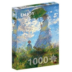 ENJOY Puzzle Puzzle ENJOY-1215 - Claude Monet: Frau mit Sonnenschirm,..., 1000 Puzzleteile bunt