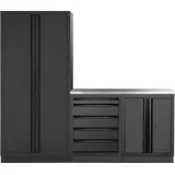 Kraftwerk, Werkstattschrank, MOBILIO BLK Kombi Edelstahl (227.50 cm, 200 cm)