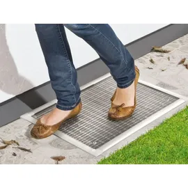Home & Garden Kellerschachtabdeckung PROFI 60 x 115 cm Silber