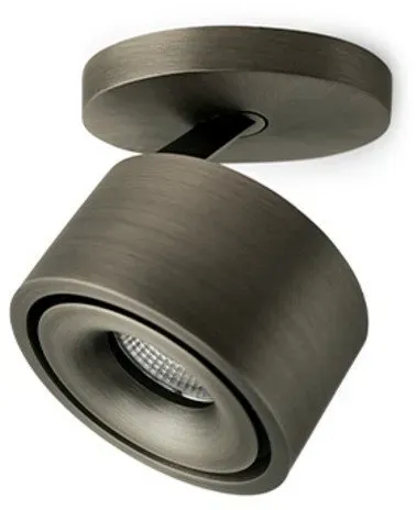 Deckenleuchte ANTIDARK, dimmbar, Metallisch, für Wohnzimmer, Aluminium - 8.9